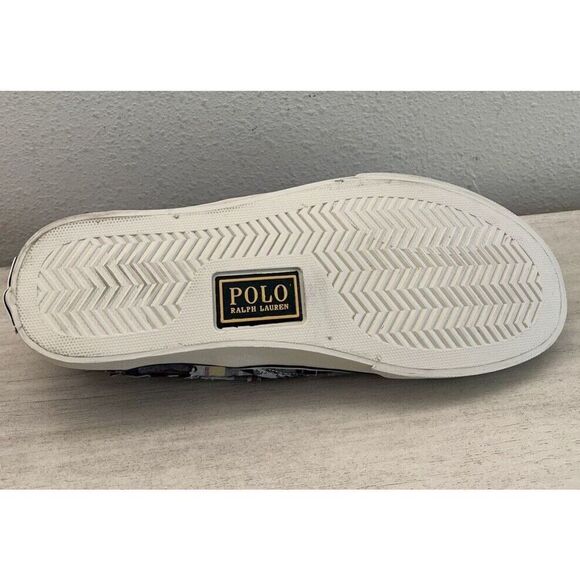 Polo Ralph Lauren Men's Sz 10 Keaton Tiger Patchwork Slip-On Sneakers - Picture 5 of 11